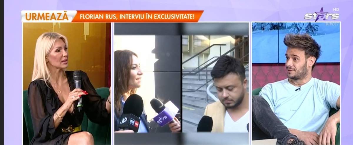 Claudia Pătrășcanu și Gabi Bădălău, captură Antena Stars
