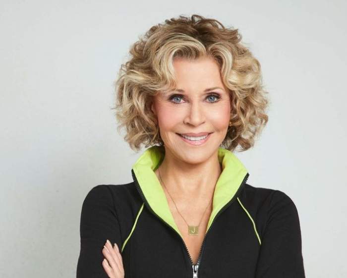 Jane Fonda, îmbrăcată sport