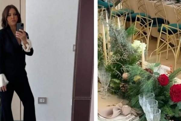Primele imagini de la botezul fiicei Andreei Popescu! Ce ținuta a purtat fosta dansatoare a Deliei / FOTO