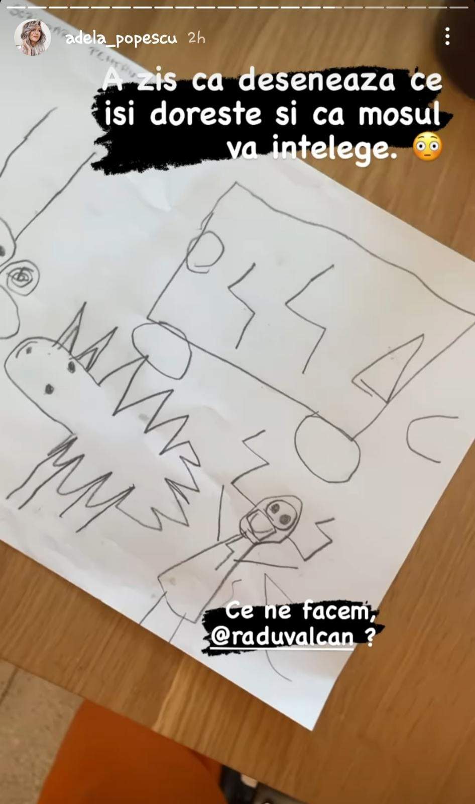 Copiii Adelei Popescu au desenat jucăriile pe care și le doresc de Crăciun. Cum a reacționat prezentatoarea TV: "Ce ne facem?" / FOTO