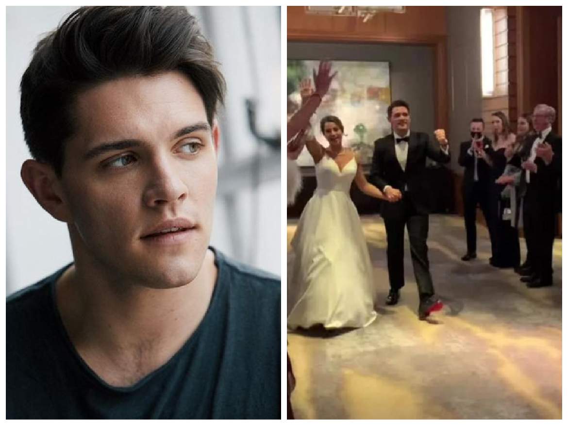 Casey Cott și o imagine de la nuntă