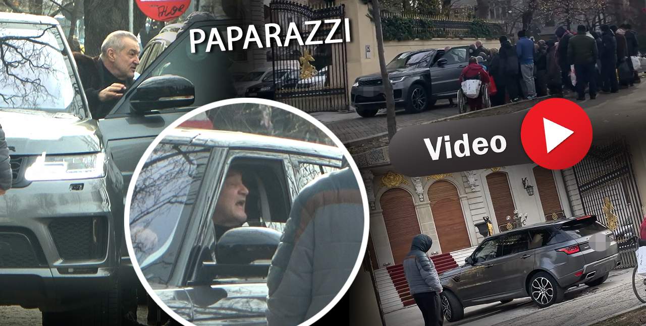 Gigi Becali, gesturi de milioane, dar nu și în prag de sărbători. Nevoiașii l-au așteptat la palat, însă el i-a alungat / PAPARAZZI