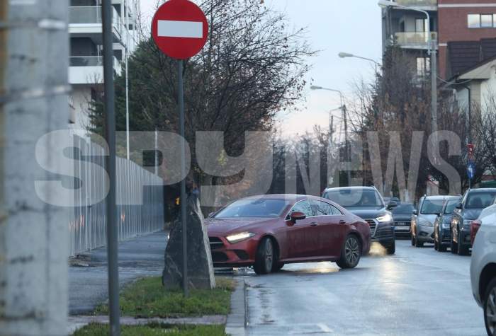 Miorița Videanu, la un pas de accident după ce a blocat circulația. Soția lui Adriean Videanu a riscat intrând pe interzis / PAPARAZZI