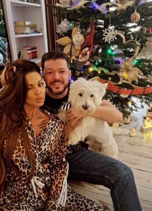 Cum petrece Crăciunul Victor Slav, după ce Bianca Drăgușanu i-a interzis să-și ia fetița la el. Imagine postată de iubita lui