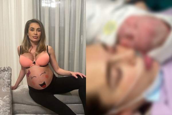 Andra Trandaș a născut! Fosta prezentatoare TV a adus pe lume o fetiță la 41 de săptămâni / FOTO