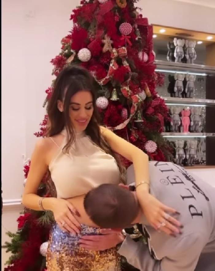 Philipp Plein va fi tătic din nou! Lucia Bartoli, iubita lui, şi-a arătat burtica de gravidă chiar de Crăciun / FOTO