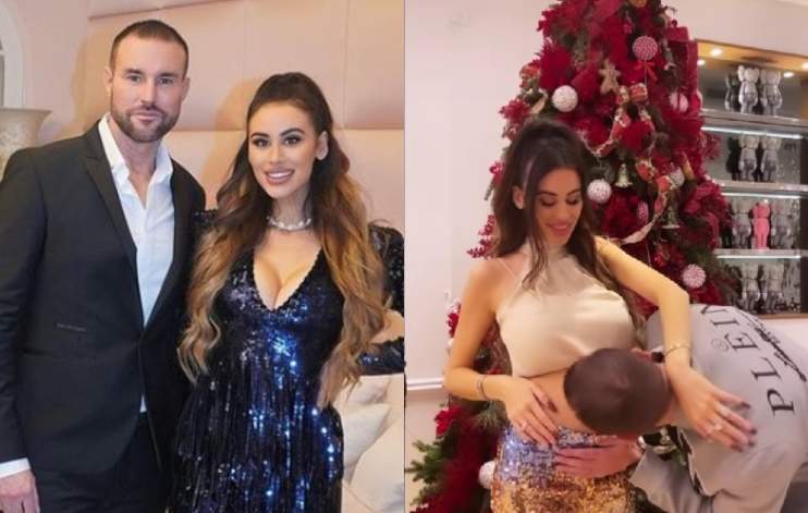 Philipp Plein va fi tătic din nou! Lucia Bartoli, iubita lui, şi-a arătat burtica de gravidă chiar de Crăciun / FOTO