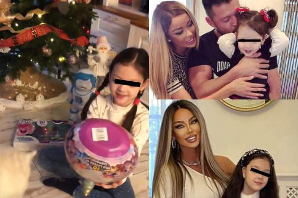 Bianca Drăgușanu s-a răzgândit! Victor Slav a putut petrece a doua zi de Crăciun cu fiica lor