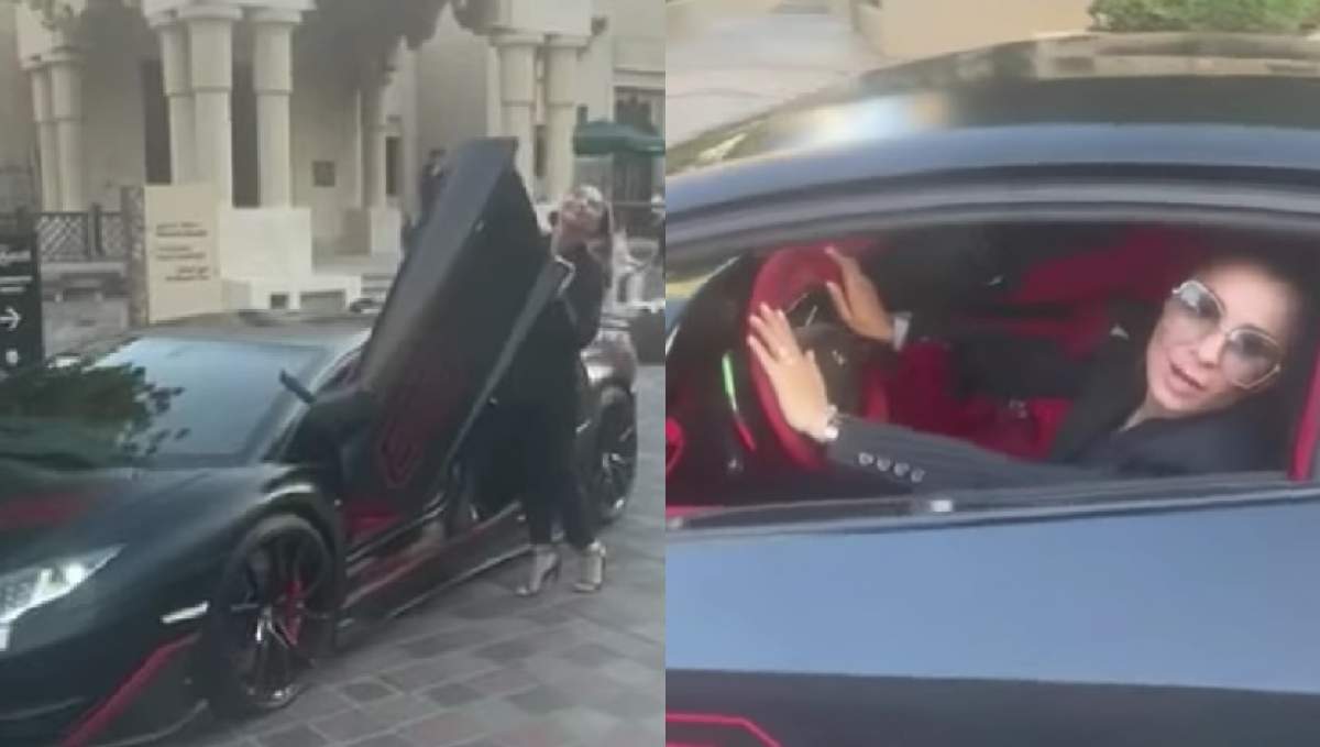 Anamaria Prodan s-a filmat la volanul unei mașini de aproape un milion de euro. Sexy impresara, mai zâmbitoare ca niciodată / FOTO
