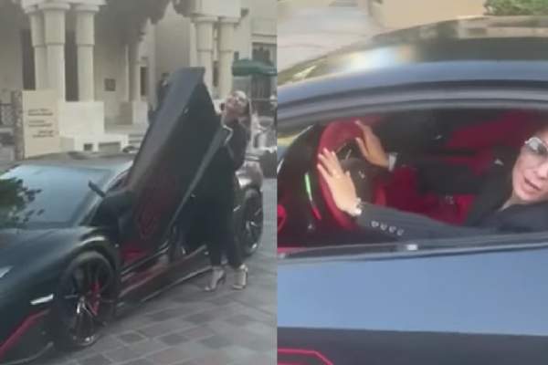 Anamaria Prodan s-a filmat la volanul unei mașini de aproape un milion de euro. Sexy impresara, mai zâmbitoare ca niciodată / FOTO