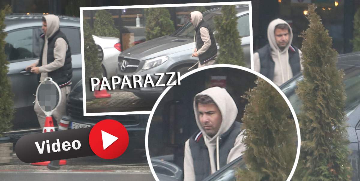 Cât de mult s-a schimbat Adrian Mutu, după ce a ieșit din lumina reflectoarelor. A fost surprins luând prânzul cu un bun prieten, într-o zonă exclusivistă a Capitalei / PAPARAZZI