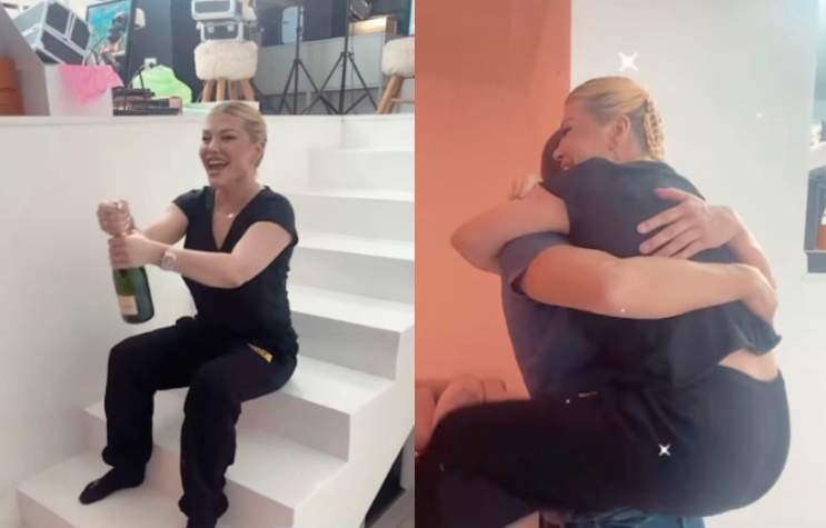 Loredana Groza și Nick Casciaro au sărbătorit victoria de la XFactor. Au dat o petrecere pe cinste, acasă la Ema Uta, fosta iubită a lui Alex Bodi / FOTO