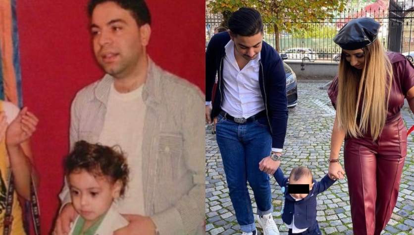 Cât de mare a crescut nepotul lui Florin Salam! Dani Stoian, fotografie emoționantă cu fiul și soția lui / FOTO