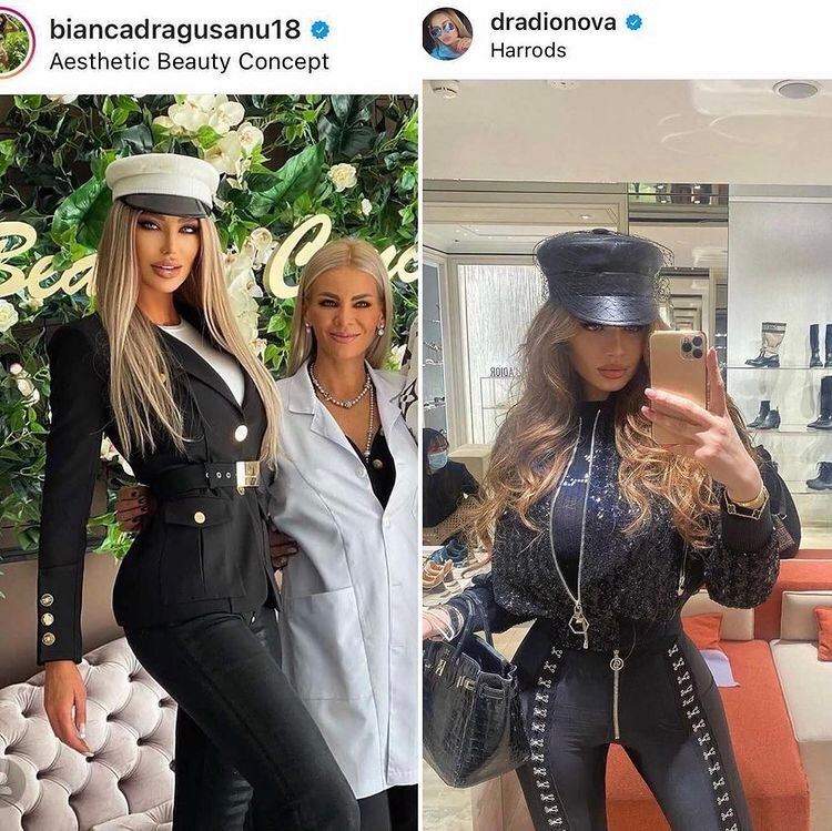 Bianca Drăgușanu și Daria Radionova, în ipostaze aproape identice! Fanii au observat imediat asemănarea / GALERIE FOTO