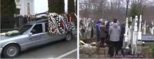 Imagini triste de la înmormântarea lui Victor Socaciu. Regretatul artist a fost condus pe ultimul drum / VIDEO