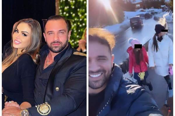 Daria Radionova, plimbare în familie alături de Alex Bodi și fetița lui Chaqueline. Afaceristul și rusoaica sunt mereu împreună / FOTO