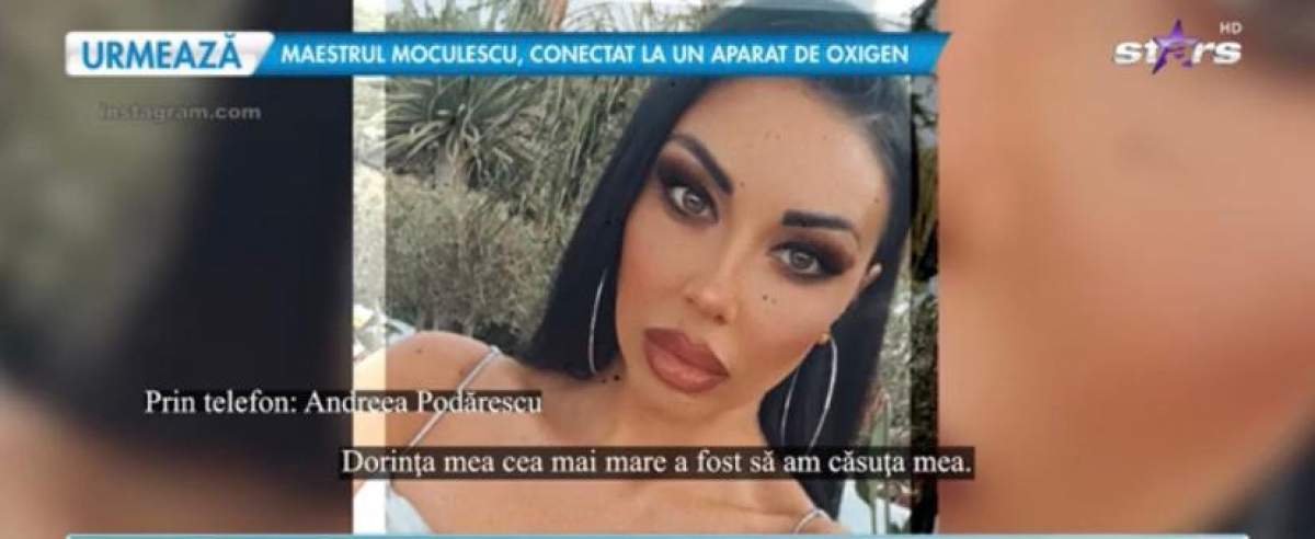 Andreea Podărescu a primit cadou o casă din partea mamei sale. Ce planuri are bruneta pentru noul an: ''Am liniștea sufletească” / VIDEO