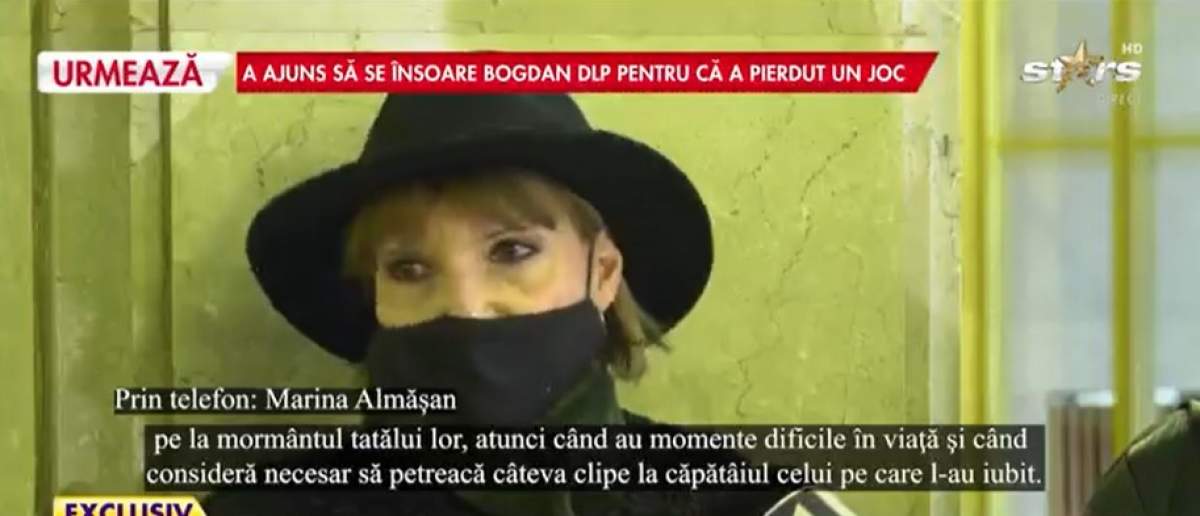 Marina Almășan, la priveghiul lui Victor Socaciu