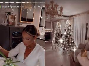 Cum și-a decorat Bianca Drăgușanu casa de Crăciun. Blondina și fiica ei, Sofia, au primit deja primele cadouri / FOTO