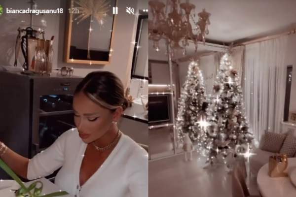 Cum și-a decorat Bianca Drăgușanu casa de Crăciun. Blondina și fiica ei, Sofia, au primit deja primele cadouri / FOTO