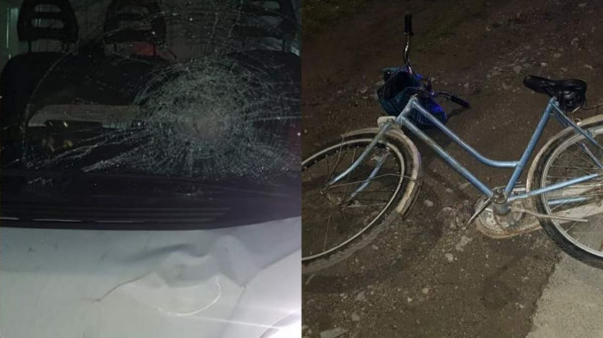 Tragedie în Arad! Un biciclist de 66 de ani a murit, după ce a fost spulberat de un microbuz / FOTO