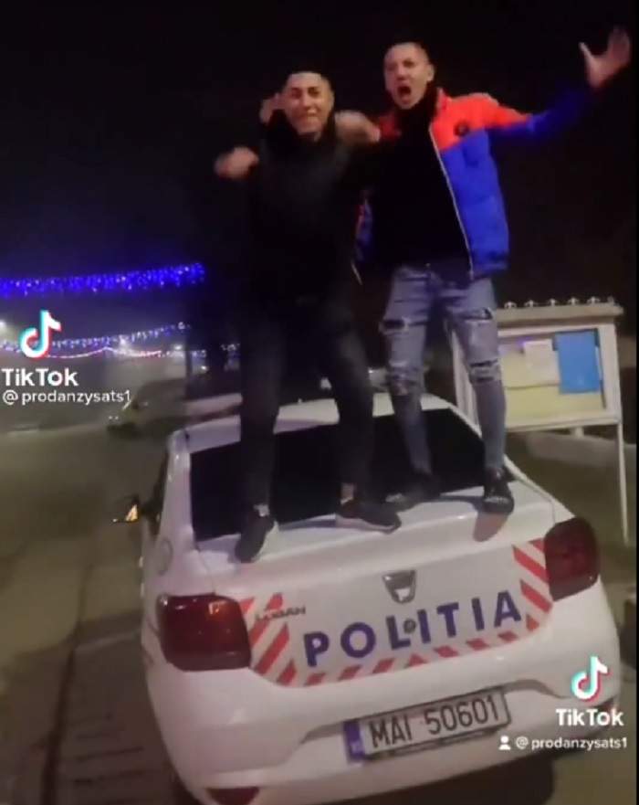 VIDEO / Țăranul care dansat pe mașina poliției, gest scandalos față de un artist răpus de COVID-19 / A sărbătorit în public moartea lui Petrică Cercel