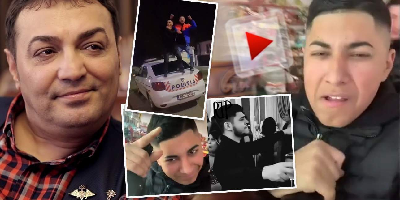 VIDEO / Țăranul care dansat pe mașina poliției, gest scandalos față de un artist răpus de COVID-19 / A sărbătorit în public moartea lui Petrică Cercel