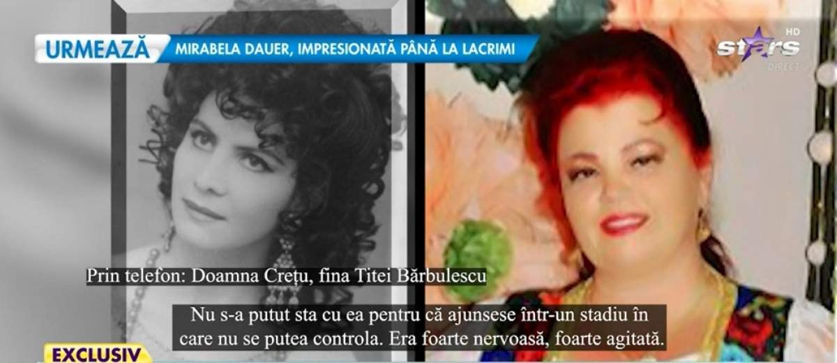 Tita Bărbulescu și fina ei, Rodica Crețu