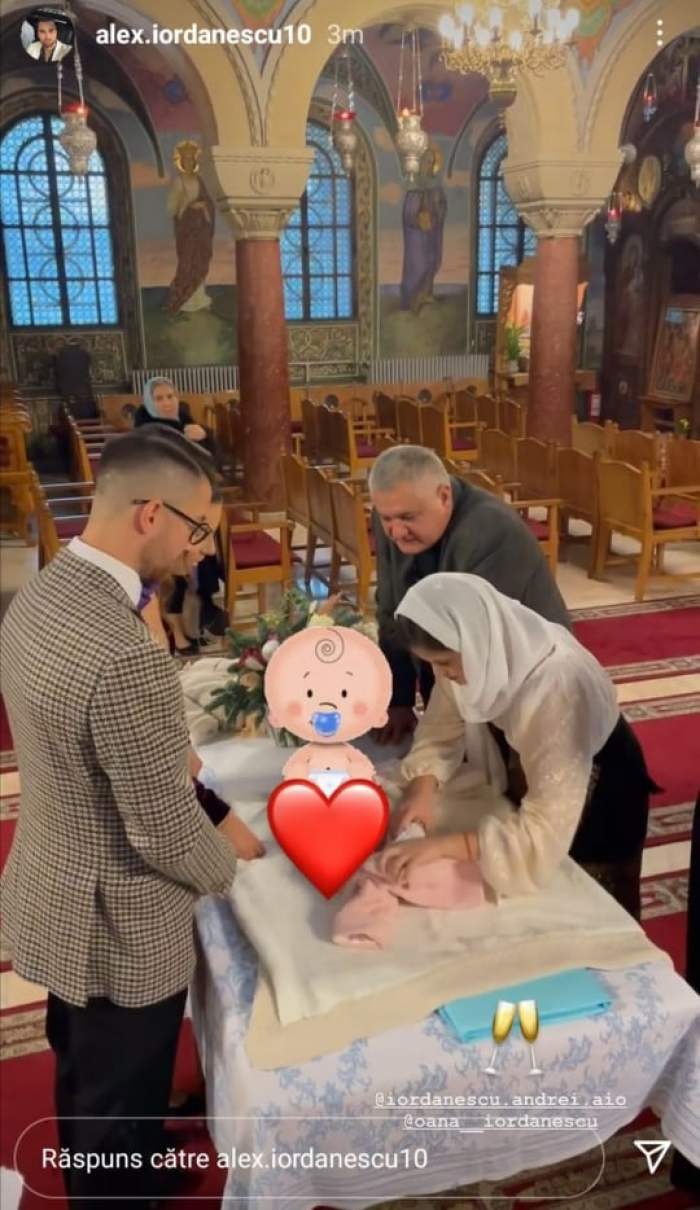 Andrei Iordănescu și-a botezat fetița! Primele imagini de la marele eveniment / FOTO