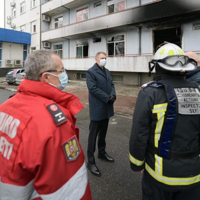 Klaus Iohannis la Institutul Matei Balș