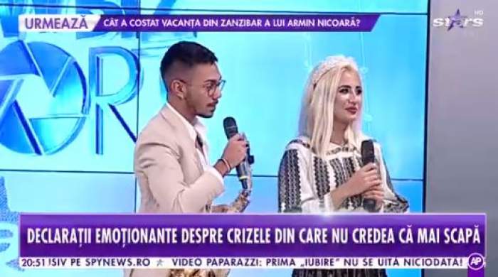 Claudia Puican și Armin Nicoară, interviu la Antena Stars