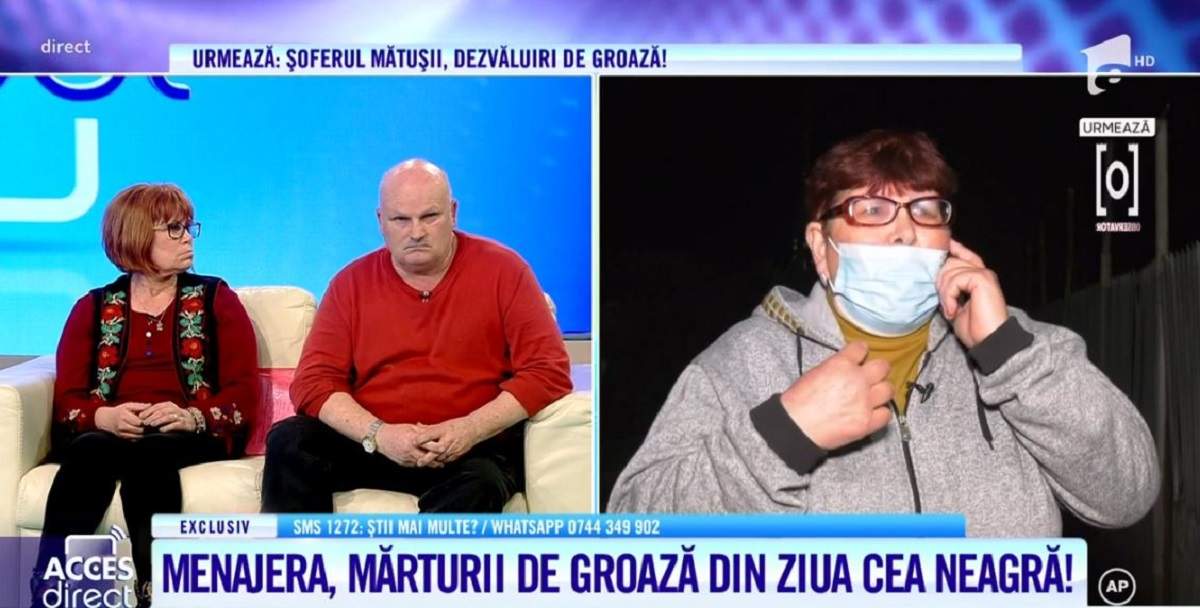 Acces Direct. Asistentă medicală, suspectă de crimă după ce ar fi încercat să-i fure 75.000 de lei unei bătrâne? Ce acuzații îi aduc nepoții femeii! / VIDEO