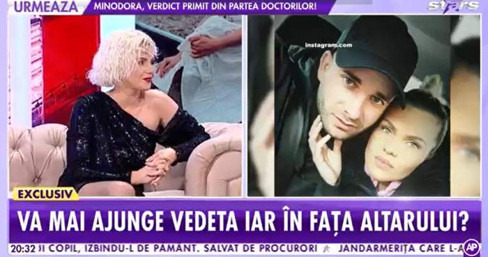 cristina vasiu la showbiz report pe canapea