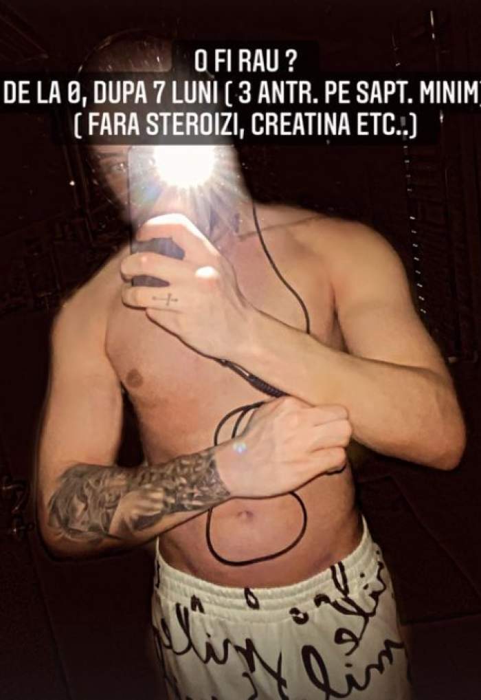 fulgy fotografie cu abdomentul dupa sport