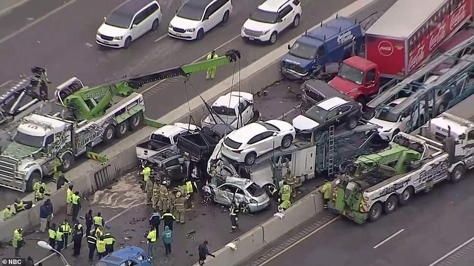 Accident teribil pe o autostradă din Texas