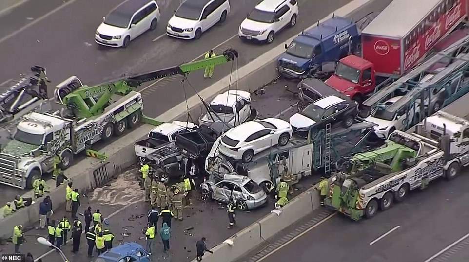 Accident teribil pe o autostradă din Texas