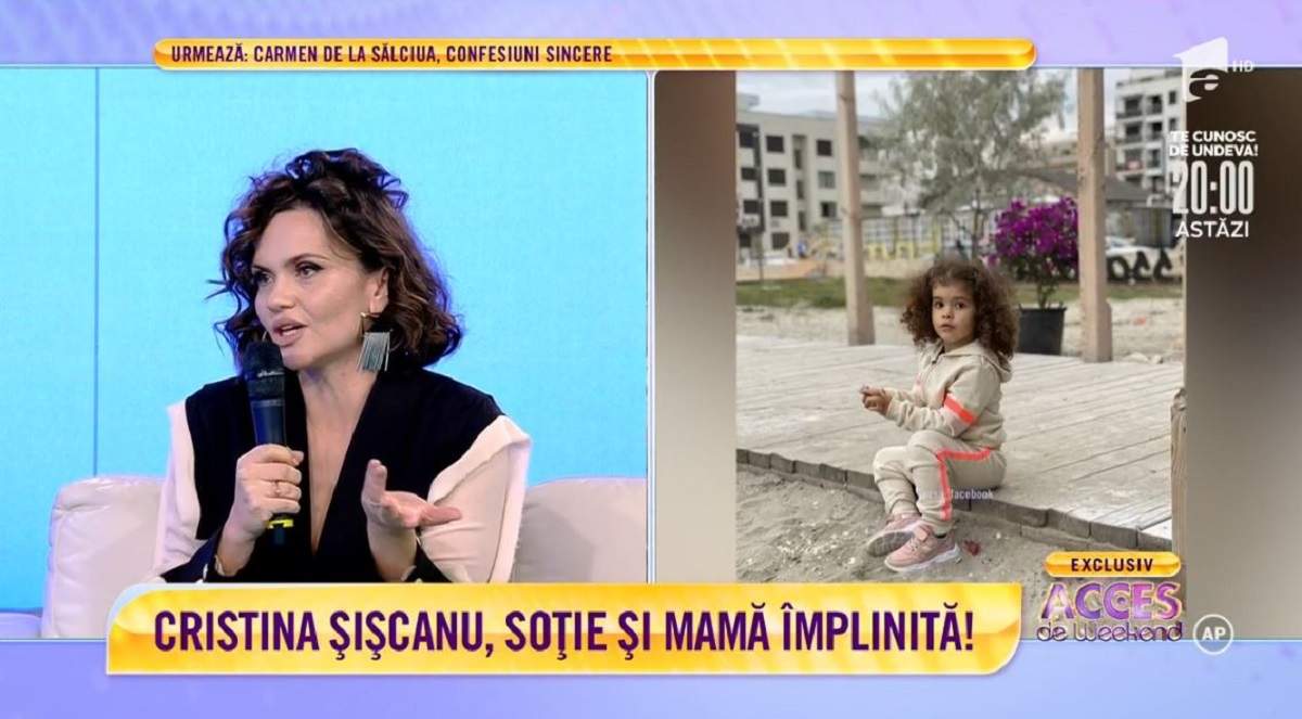 Acces Direct. Cristina Șișcanu, pregătită să devină din nou mamă! Cum a început povestea de iubire dintre ea și Mădălin Ionescu! / VIDEO