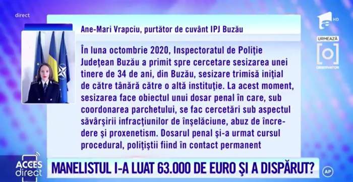 Acces Direct. Laura, tâlhărită de un celebru manelist! Cântărețul și-a pus partenera să se prostitueze și i-a luat banii „în numele iubirii” / VIDEO