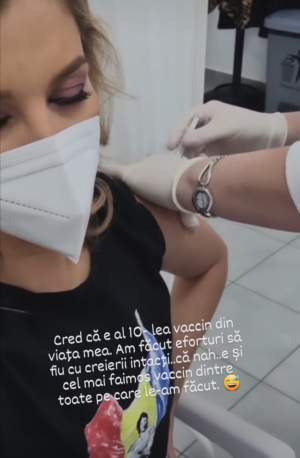Cum a reacționat Lora la vaccin și ce mesaj a avut pentru fani, imediat după ce l-a făcut: ”Am făcut eforturi...” / FOTO