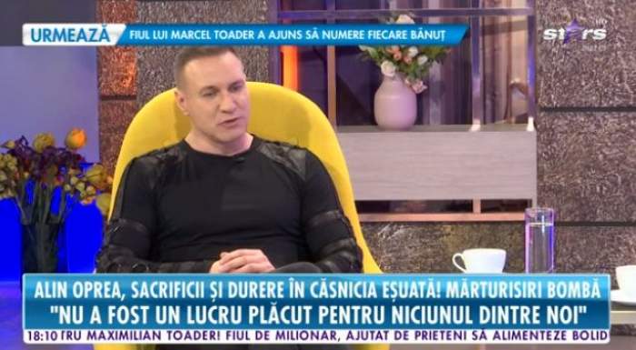 Alin Oprea, în ținută neagră la Antena Stars