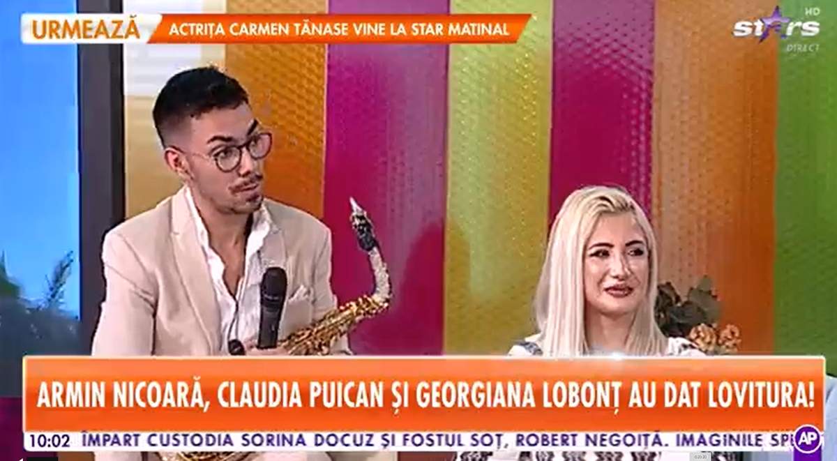 armin nicoara si claudia puican la antena stars