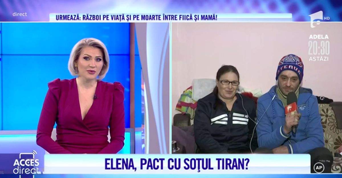 mama elena si nicu pe canapea vorbind la acces direct