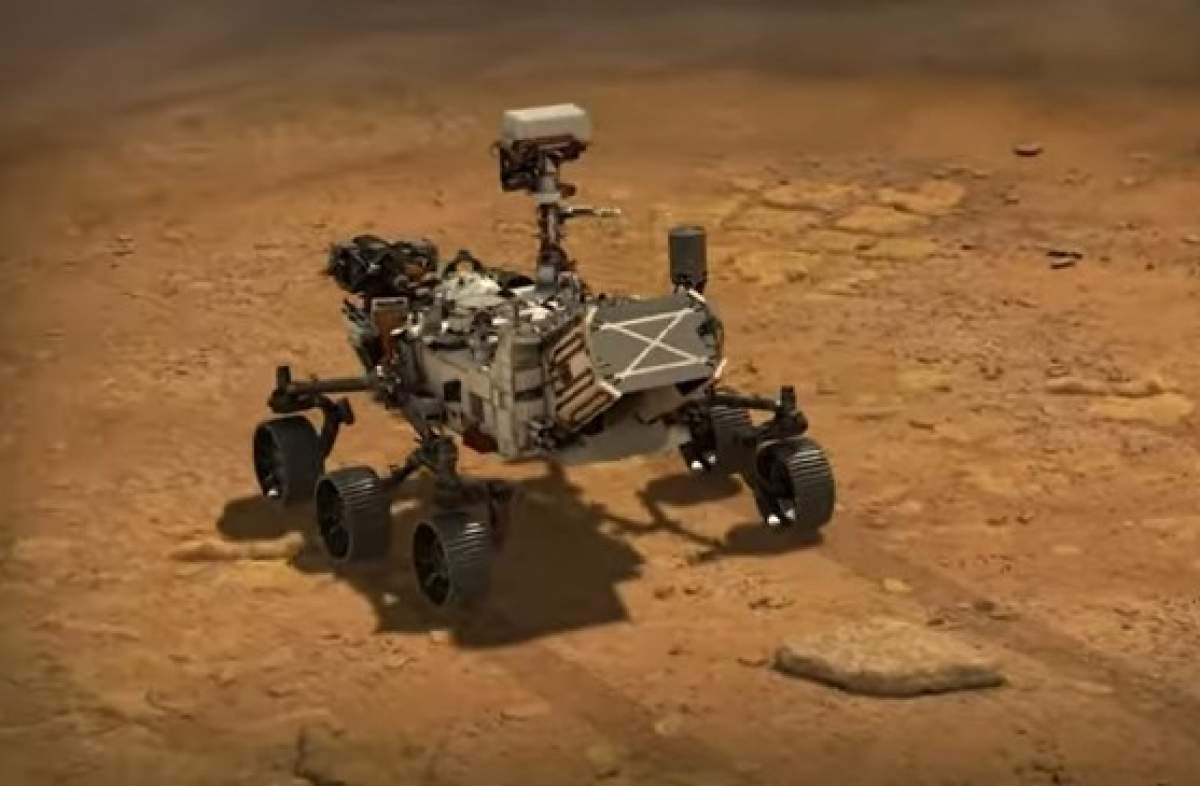 roverul Perseverance pe Marte.