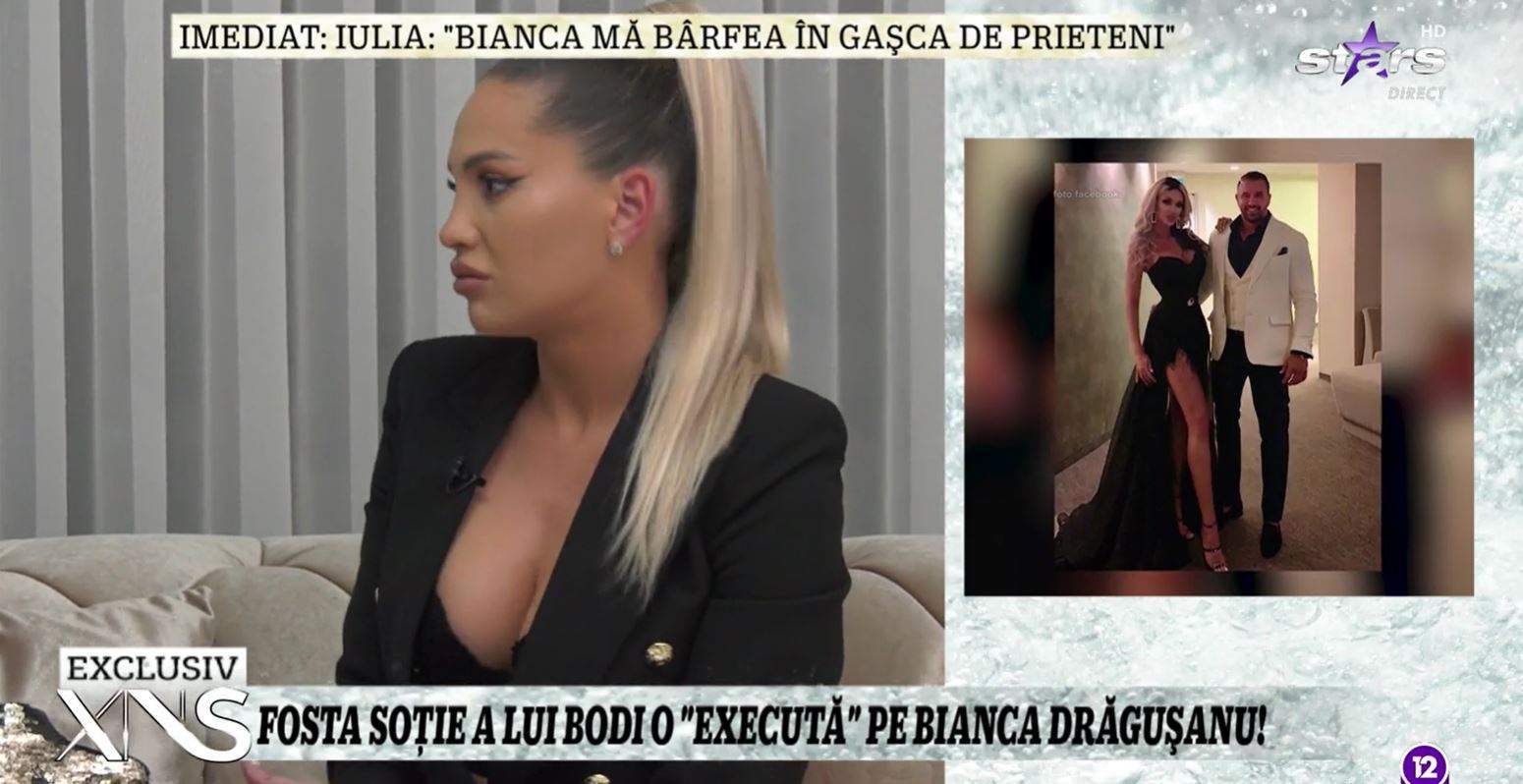 Colaj foto cu Iulia Sălăgean și Bianca Drăgușanu în brațele lui Alex Bodi