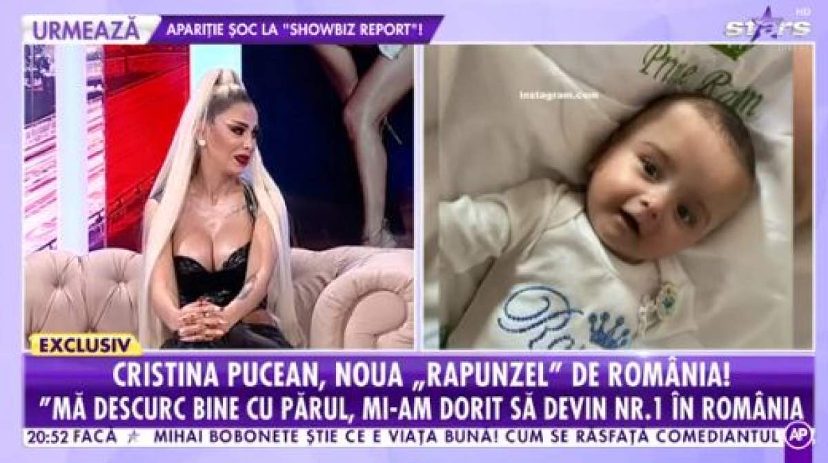 Colaj foto cu Cristina Pucean și nepoțelul ei