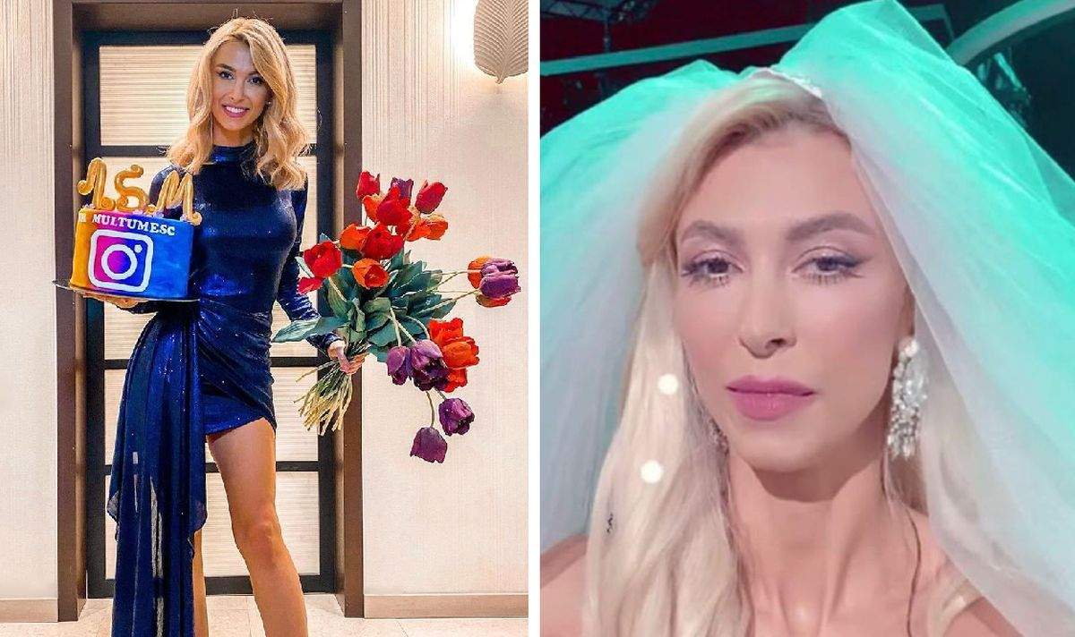 andreea balan imbracata in mireasa din nou la te cunosc de undeva