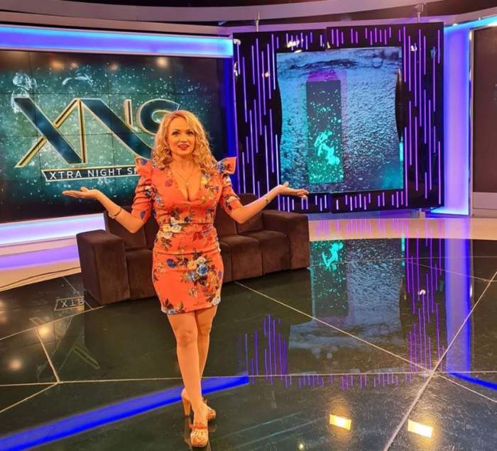 amalia bellantoni in rochie scurta in platou xtra night show despre drama suferita