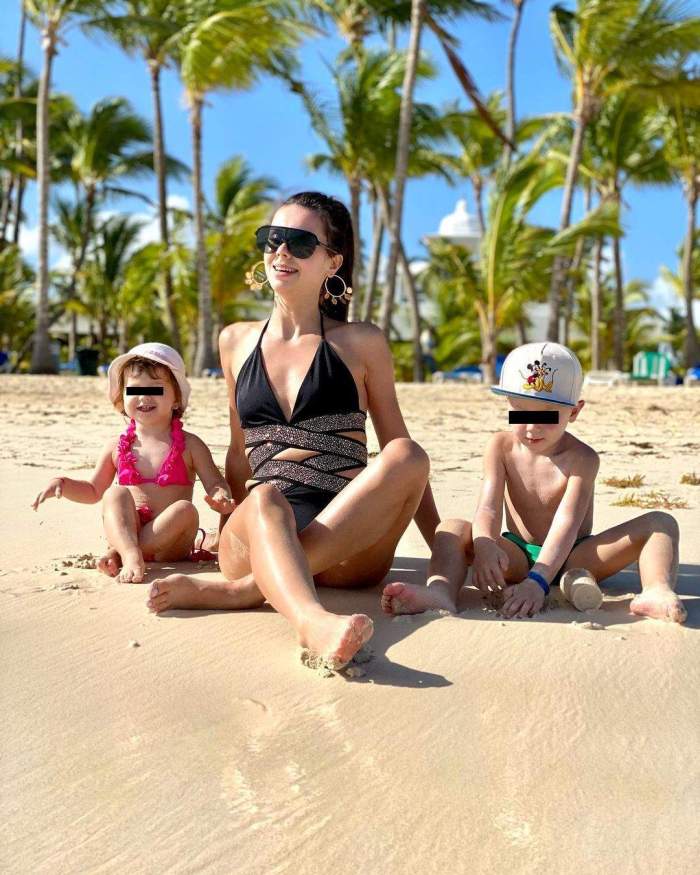 Georgiana Lobonț in costum de baie despre costurile vacantei din punta cana