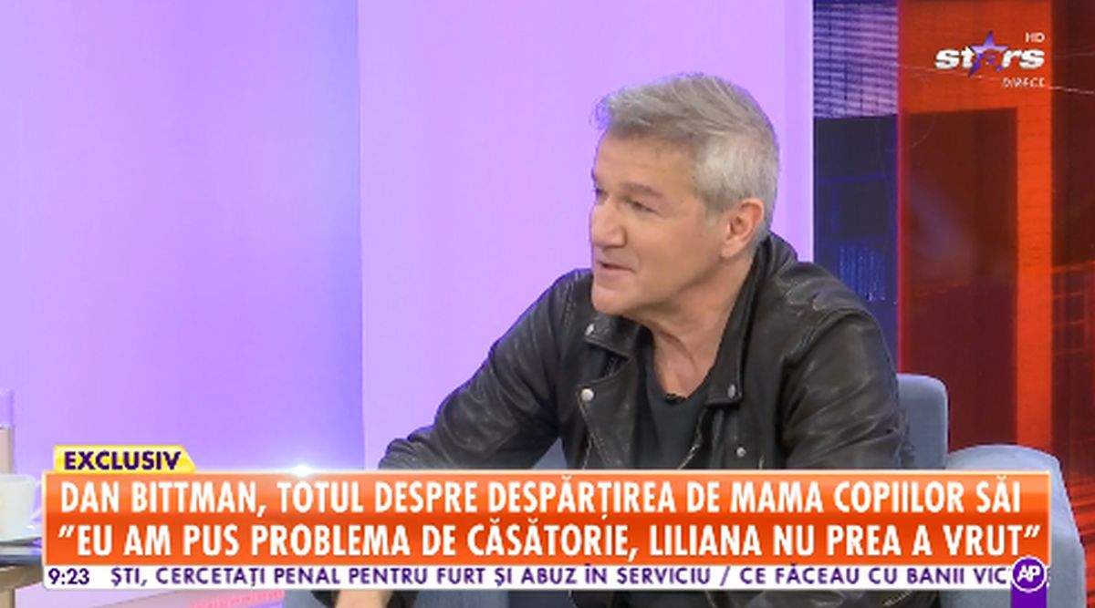 dan bittman si liliana despre relația actuală cu fosta parteneră