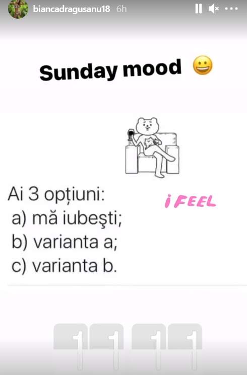 mesajul publicat de bianca dragusanu